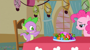 Spike ready to eat the gems S1E25