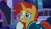 Sunburst looking very concerned S9E11