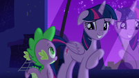 Twilight smiles, awkward S5E12