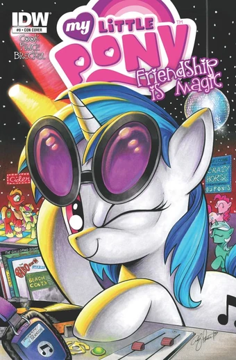 Casque Bioworld My Little Pony – Vinyle – DJ-Pon3 – Noir – Rare