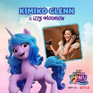 MLP A New Generation - Kimiko Glenn as Izzy Moonbow