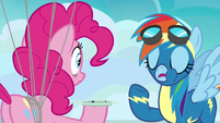 Rainbow Dash mouthful "guess it was nothing" S7E23