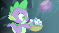 Spike licking his lips S6E5