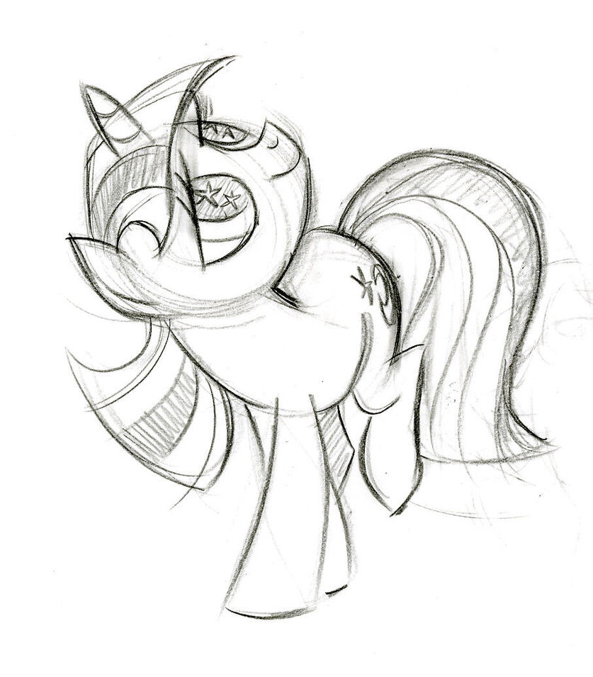 Pony princess Twilight Sparkle sketch by Moonseeker  Fur Affinity dot  net