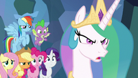 Celestia "hold them off as long as we can!" S9E25
