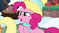 Pinkie Pie "one of you a present?" MLPBGE