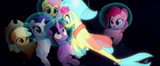 Princess Skystar excitedly gets in Twilight's face MLPTM