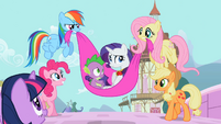 Rarity and Spike safe and sound S02E10