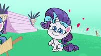 Rarity smiling with hearts around her PLS1E5a