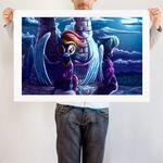 Shadows art print wide WeLoveFine