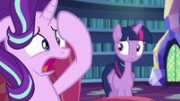 Starlight --baking a cake with Pinkie Pie freaks me out!-- S6E21