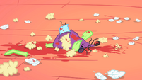 Stuffed field mouse ripped apart S1E24