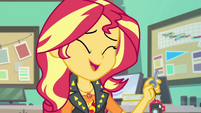 Sunset Shimmer -actually on our way out- EGFF