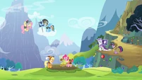 Let's see...Cloudsdale, Canterlot, Ponyville.