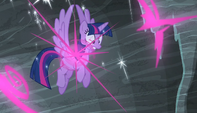 Twilight teleports into the air S5E1