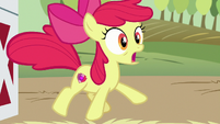 Apple Bloom jumping with shock S6E23