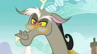 Discord smirking sinisterly S5E22