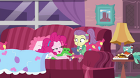 Pinkie Pie being babysat by Lily Pad EGDS3