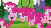 Pinkie Pie clones hopping S3E03