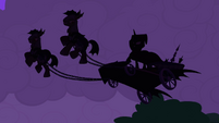 Princess Luna on the chariot S2E04