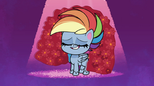 Rainbow Dash in the victory spotlight PLS1E2b