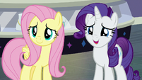 Rarity agreeing with her friends S8E4