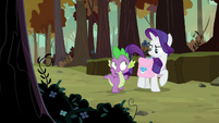 Rarity getting very annoyed at Spike S8E11