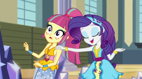 Rarity insisting "music first" EGS1