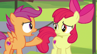 Scootaloo "we can't let Rumble quit camp" S7E21
