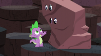 Spike --so let's sneak out of here!-- S6E5
