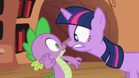 Wow. Twilight went crazy, even before she started talking to herself!