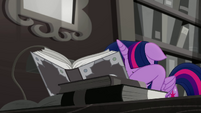 Twilight Sparkle buries her face in her hooves MLPRR