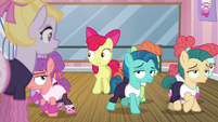 Dance students walk away from Apple Bloom S6E4