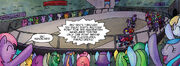 Friends Forever issue 13 Roller derby stadium