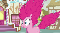 Pinkie Pie's frizz is freaked S7E9