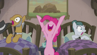 Pinkie Pie waking up her parents S5E20