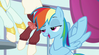 Rainbow "in case a Wonderbolt can't perform" S5E15