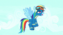 Rainbow Dash groaning in frustration S8E18