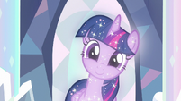 Tree of Harmony's spirit smiling warmly S9E3