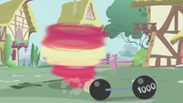 Apple Bloom whirling around S2E06