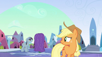 Applejack looks to the left S3E2