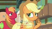 Applejack thinking for a moment S7E13