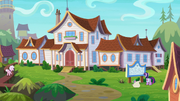 Exterior view of Silver Stable Community S9E5.png