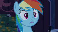 Rainbow Dash reduced to stuttering S6E15