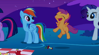 Scootaloo hops in the air S1E24