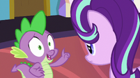 Spike keeping Starlight Glimmer distracted S7E1