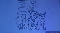 Apple Family and Pinkie Pie singing together S4E9
