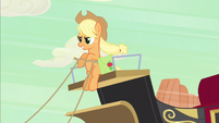 Now Applejack is ultra confident.