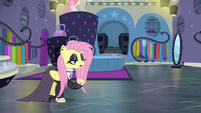 Goth Fluttershy "watching them leave" S8E4