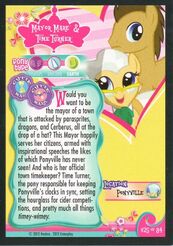 Mayor Mare and Time Turner trading card